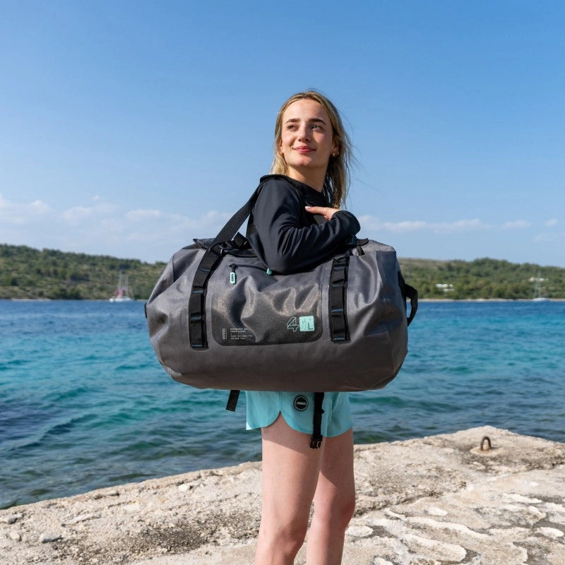 DUFFEL BAG GREY 40L WATERPROOF DUFFEL BAG 40L