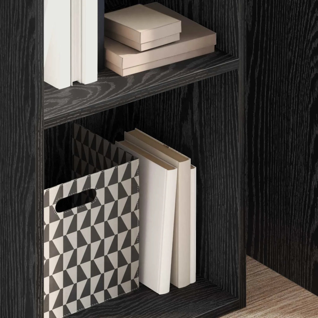 Libreria Rovere Nero 40 x 30 x 152 cm Legno multistrato 875017