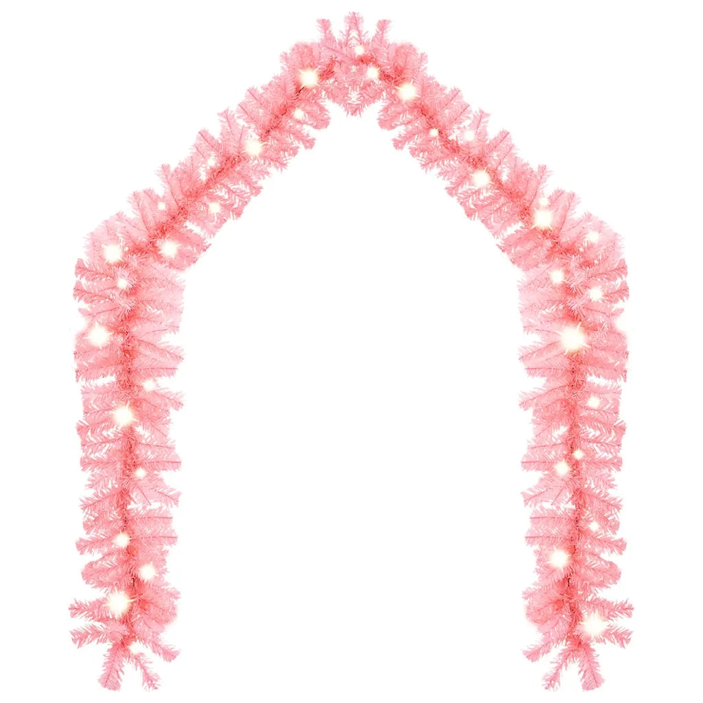 Ghirlanda Natalizia con Luci a LED 20 m Rosa CFW8722630