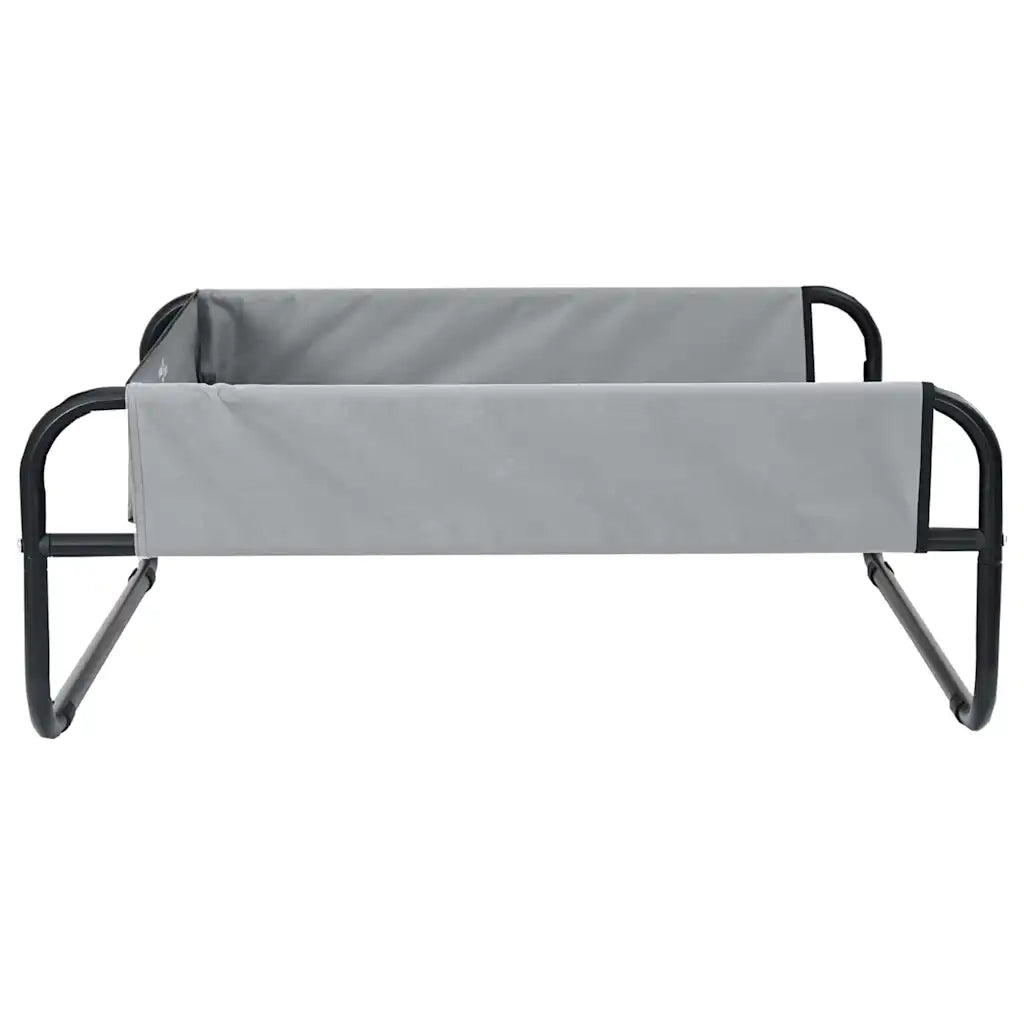 Letto per Cani Grigio chiaro 57 x 57 x 24 cm Acciaio 42008206