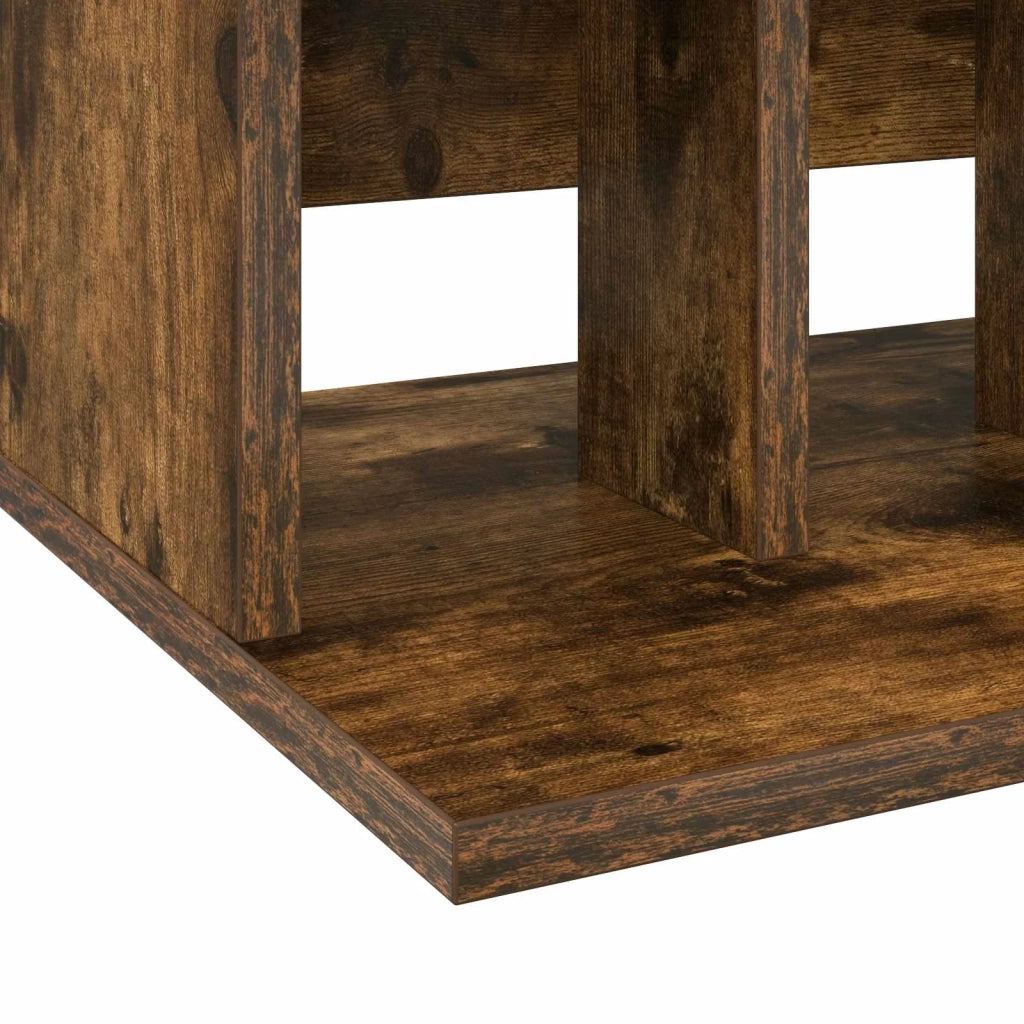 Storage per dischi in vinile Rovere Fumo 42 x 33 x 36 cm 8012838