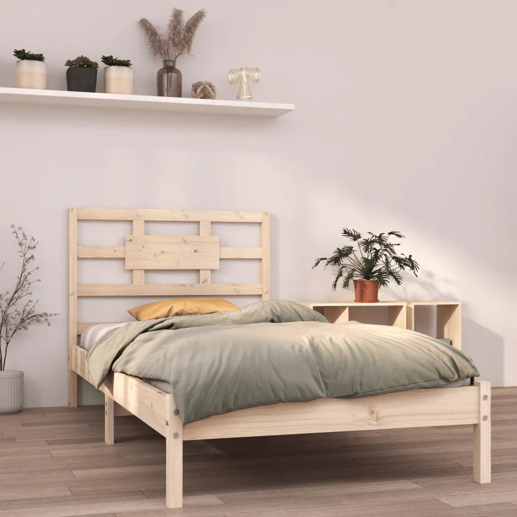 Giroletto-Struttura Letto in Legno Massello 90x200 cm 997147