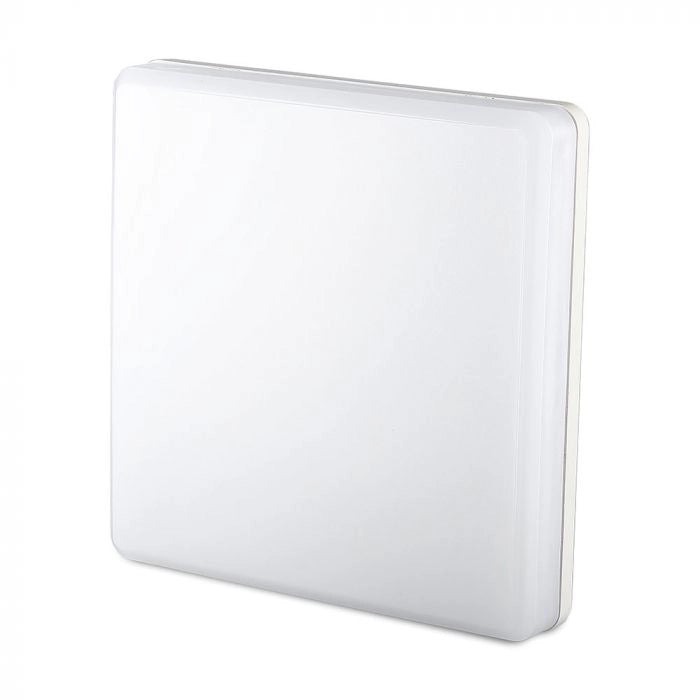 V-TAC PRO VT-8066SQ Plafoniera LED Chip Samsung Quadrata 25W 120LM/W Colore Bianco 6400K IP44 - SKU 13979