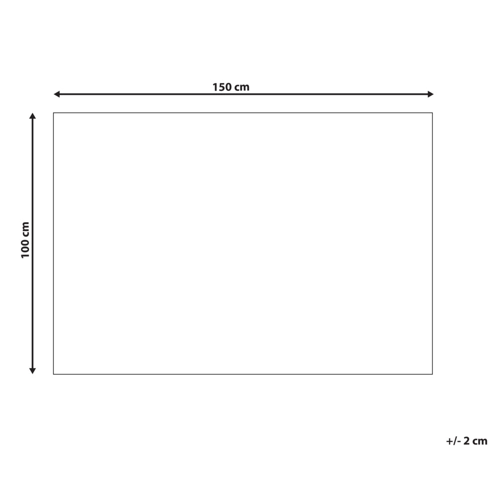 Copripiumino per coperta ponderata Bianco Tessuto poliestere 100 x 150 cm Motivo solido Design moderno Tessile camera da letto