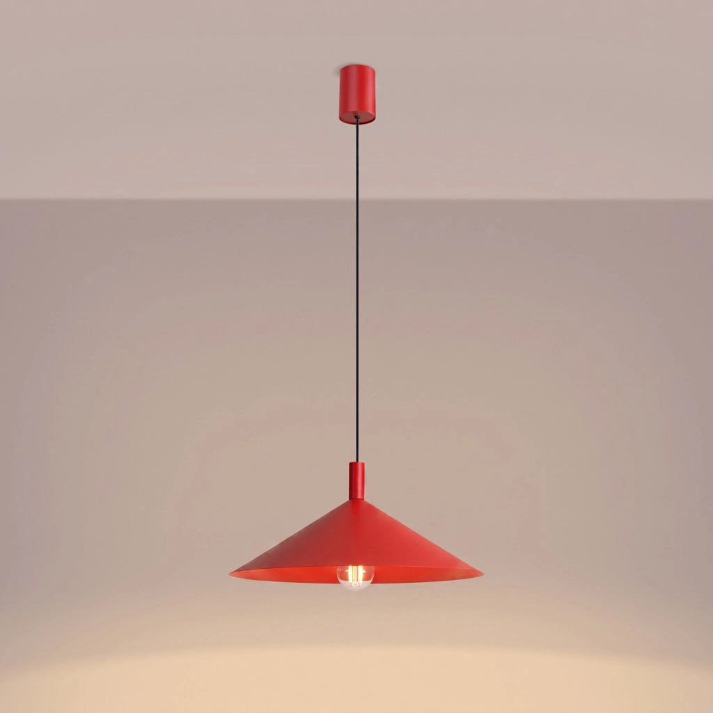 Lampada a sospensione NOX 40 rosso