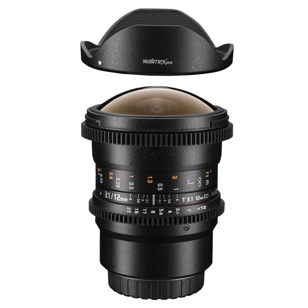 12/3,1 Fisheye Video DSLR Nikon F