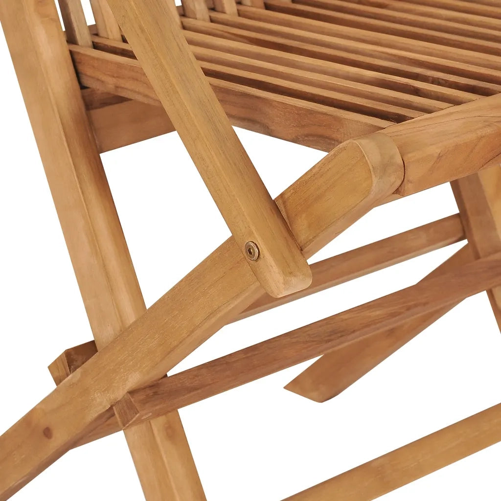 Sedie da Giardino 2 pz | Sedie da Esterno con Cuscini Tortora Legno Massello Teak