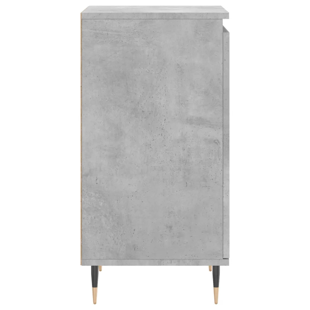 Credenze 2 pz Grigio Cemento 40x35x70 cm in Legno Multistrato 831045