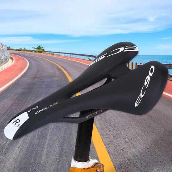 Sella da Bicicletta Ultraleggera - Fibra di Carbonio - Comfortevole - Respirabile - Resistente allo Shock - Sostenibile - Adattabile - Pedana da Bicicletta