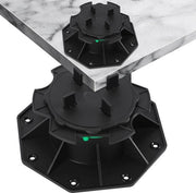 Sostegno Terrazzino Adattabile per Piastrelle e Tegoli – Altezza Adattabile 42-60 mm – Resistente PP – Adatto per Esterni – 100 Pezzi