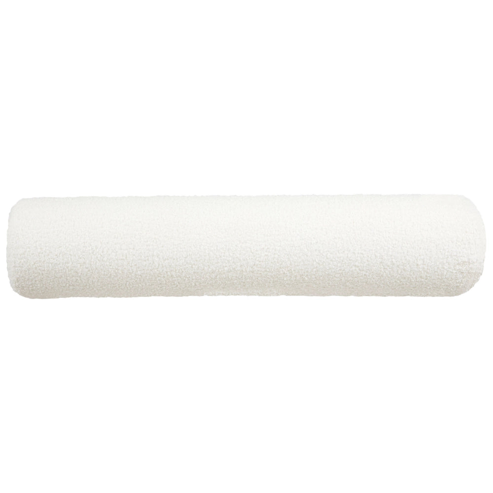 Chaise Longue bianca Boucle Soggiorno Camera da letto Gambe in metallo Stile moderno
