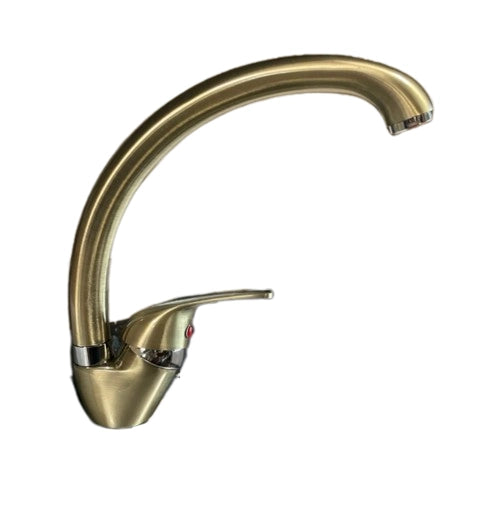 Miscelatore cucina colore BRONZATO vecchio ottone