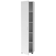 Mobile Bagno 4 Ripiani Amovibili 40x31,5x170 Cm Bianco