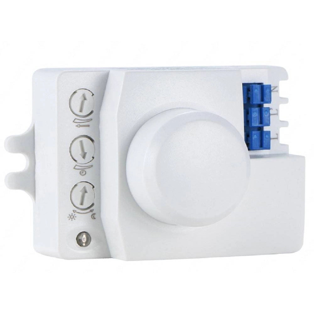 Trade Shop - Sensore Di Movimento A Microonde Yce2001b Per Lampade Lampadine Led Max 800w Ip20 -