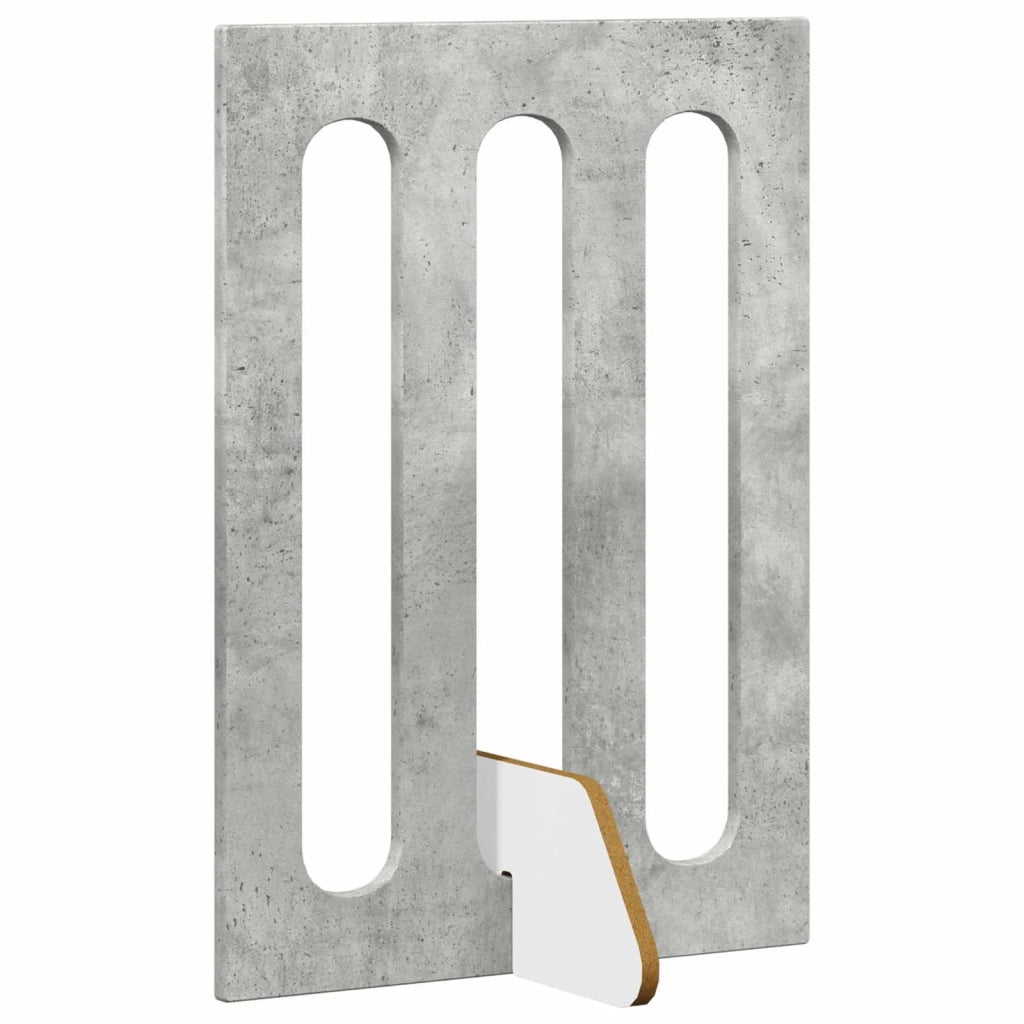 Recinto pieghevole per animali 4 pz Grigio Cemento CFW3635226