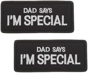 Bordurati Badges 2 Pezzi - Cinture con Chiusura a Clip - Abbigliamento/Patch - Decorazione - Lavorazione a Maglia Sostenibile