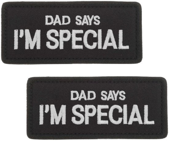Bordurati Badges 2 Pezzi - Cinture con Chiusura a Clip - Abbigliamento/Patch - Decorazione - Lavorazione a Maglia Sostenibile