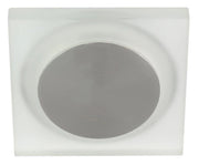 Faretto da incasso LED 1W quadrato vetro satinato Candellux