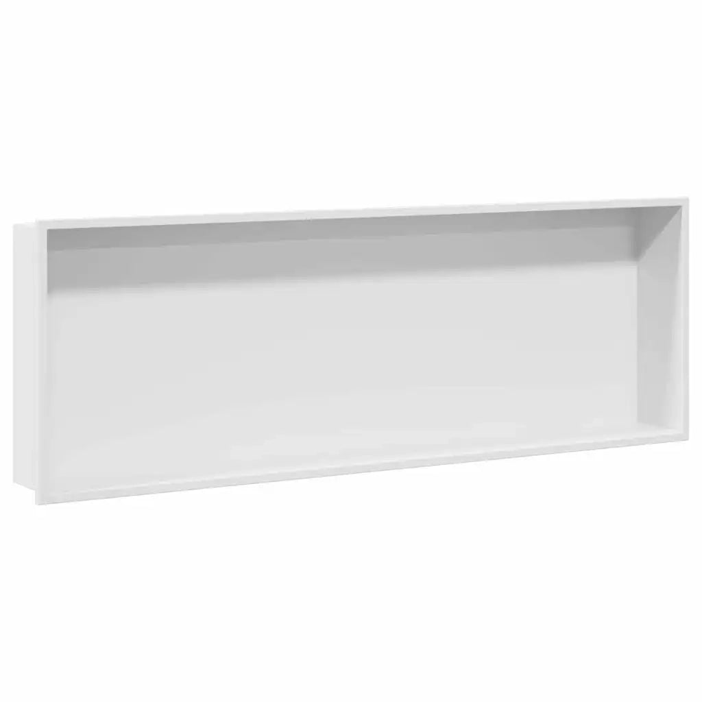 Nicchia per doccia Bianco 90 x 30 x 9,5 cm Acciaio inossidabile CFW7203704
