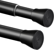 Maniglia per tenda in acciaio inossidabile, regolabile da 85 a 180 cm, antiscivolo, senza fori, telescopio stabile con maniglia antislip.