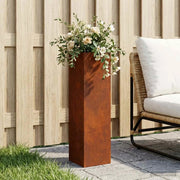 Vaso da giardino Ruggine 20 x 20 x 75 cm Acciaio Corten 8005328