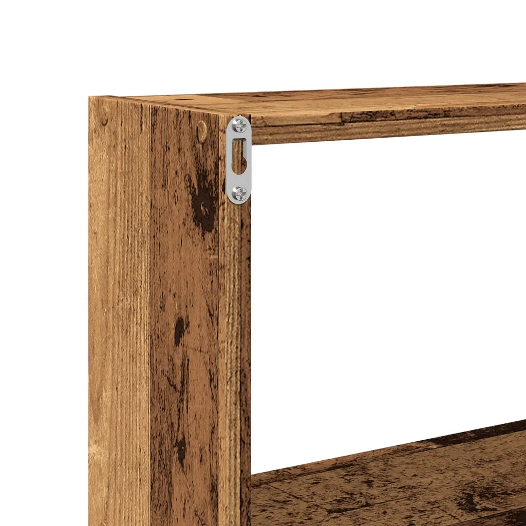 Mobile a Parete 158x18x53 cm Legno Antico in Legno Multistrato 854821