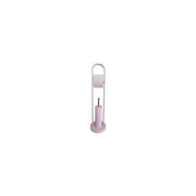 Mercury colonna attrezzata wc, metallo verniciato, portarotolo, portascopino, bianco, 81 cm, mod. 84296