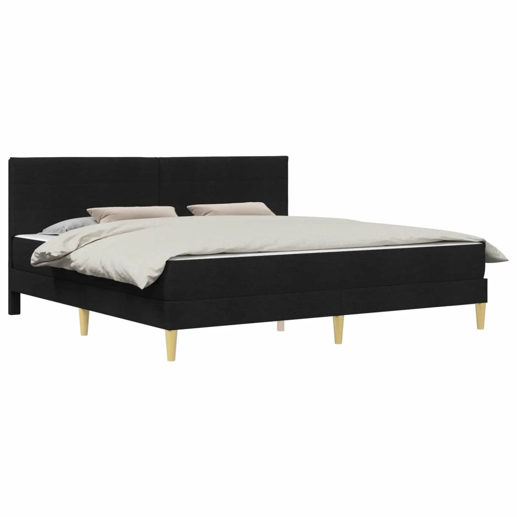 Struttura del letto Nero 180 x 200 cm Poliestere 3414971