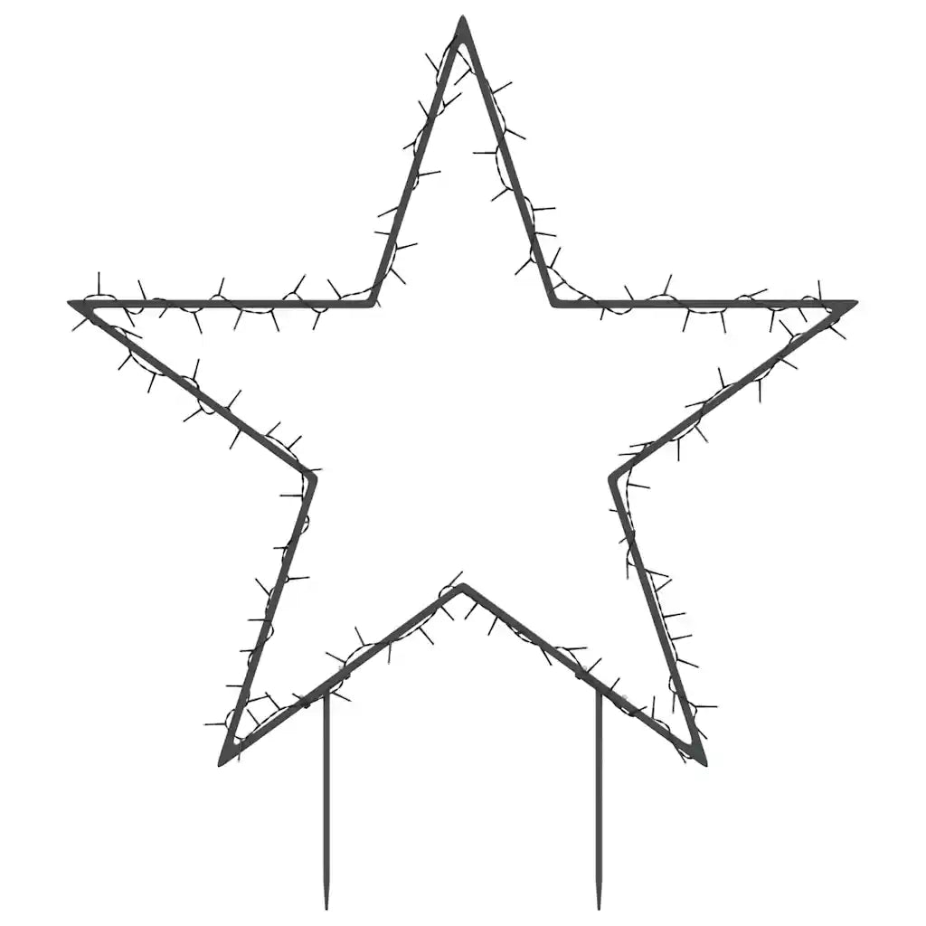 Decorazione Luminosa Natalizia con Picchetti Stella 115LED 85cm 357715