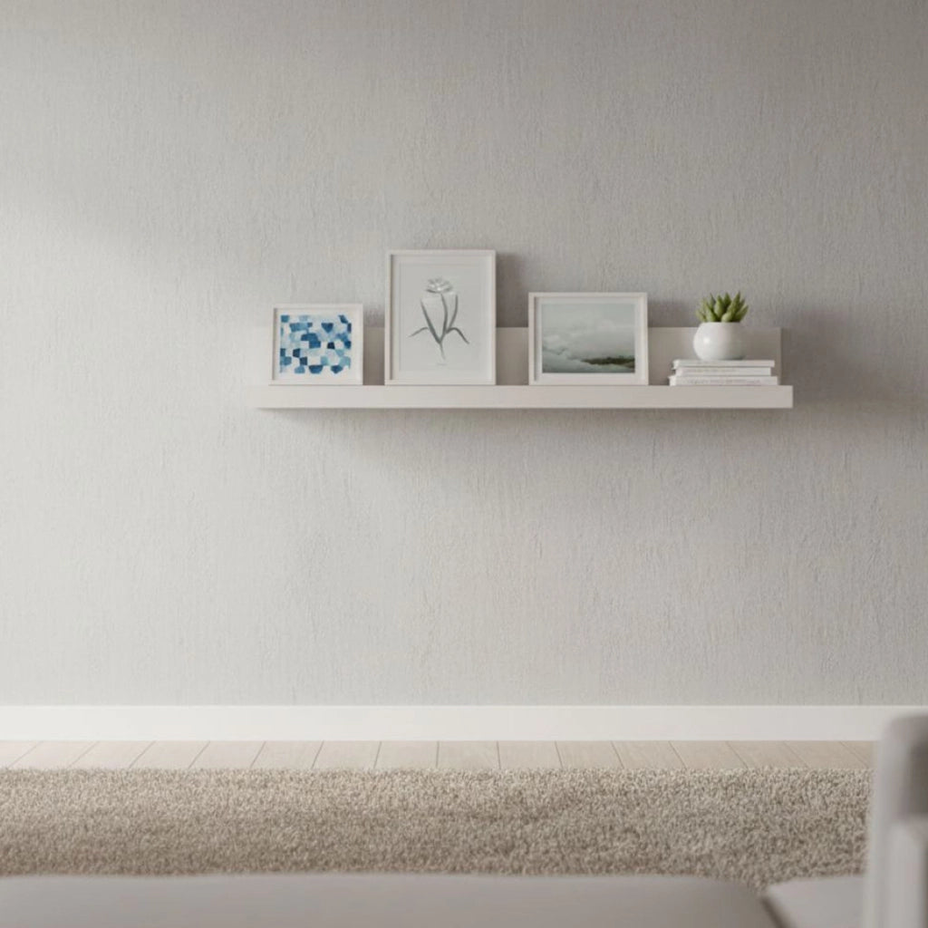 Vazzano, Mensola un Ripiano, 137.5x19.5x24h cm Bianco