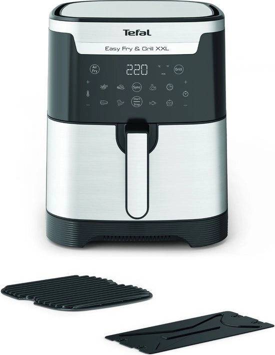 Tefal easy fry & grill ey801d 6,5 l indipendente 1650 w friggitrice ad aria calda acciaio inox - 144368