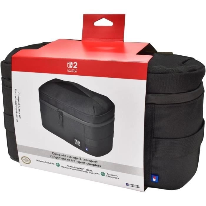 Custodia protettiva compatta tutto in uno HORI per Nintendo Switch 2 - Nera