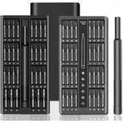 Set di Cacciaviti di Precisione 63 in 1 – Acciaio S-2, Magnetico | 62 Punte, Manico Ergonomico