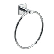Portasalviette ad anello da muro in acciaio inox AISI 304 e Cromall FJ70 Gedy serie FUJI Cromato