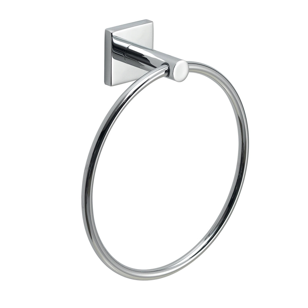 Portasalviette ad anello da muro in acciaio inox AISI 304 e Cromall FJ70 Gedy serie FUJI Cromato
