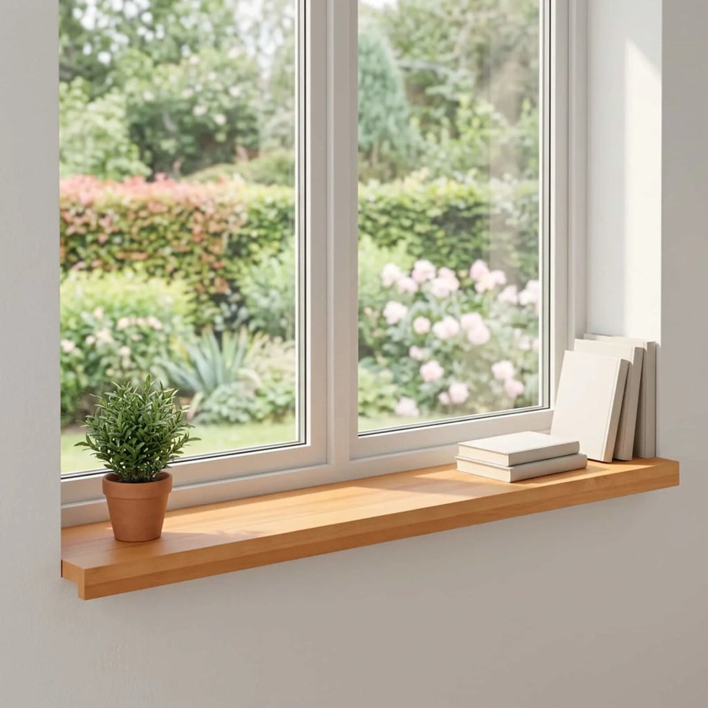 Soglie per finestre 2 pz Marrone Chiaro 90 x 25 x 2 cm 42048185