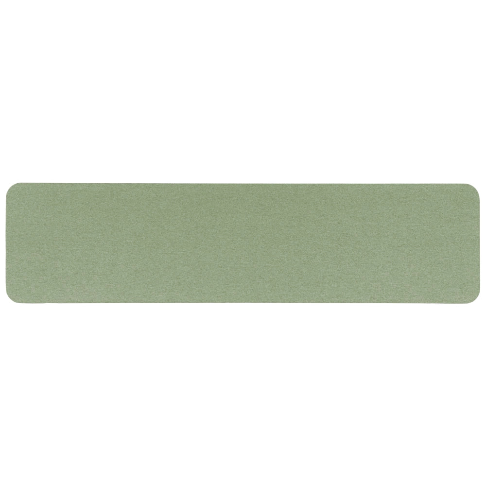 Pannello Divisorio Fonoassorbente per scrivania in PET verde 180 x 40 cm tavolo ufficio
