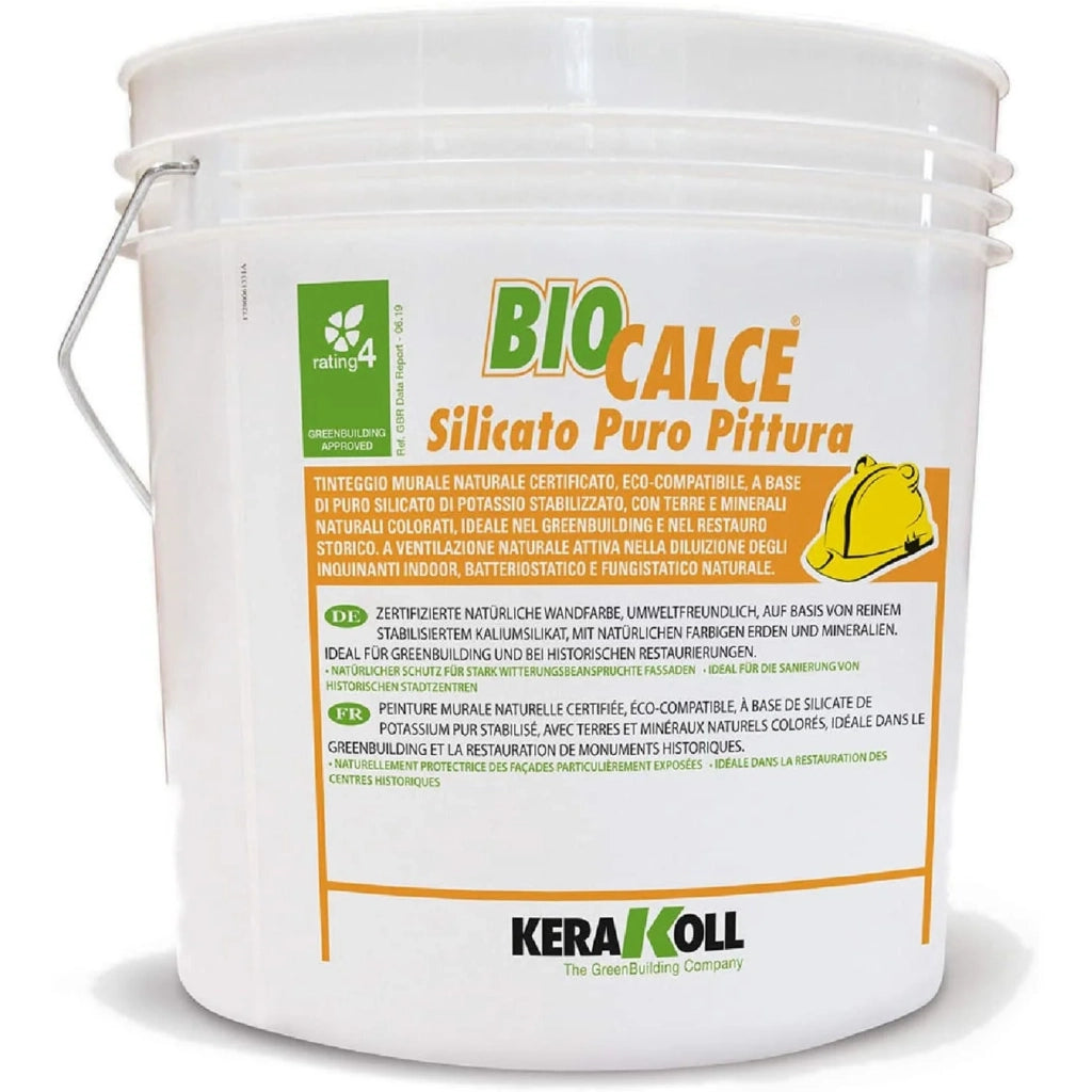 Biocalce Silicato Puro Pittura Bianco Lt. 4 & 14 - Lt. 14