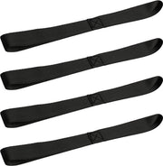 Accessori di fissaggio per motocicletta, 4 pezzi 25 mm x 29,5 cm cinghie di fissaggio per motociclette, cinghie a doppia lama, cinghie di fissaggio, cinghie di trasmissione per auto, rimorchi, quad, ATV, trasporto, biciclette