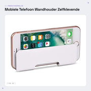 Sostegno per Telefono - Adesivo - Bianco - 1 kg di Capacità di Carico - 12 x 8 cm - Adatto per Superfici Liscie - Supporto per Telefono