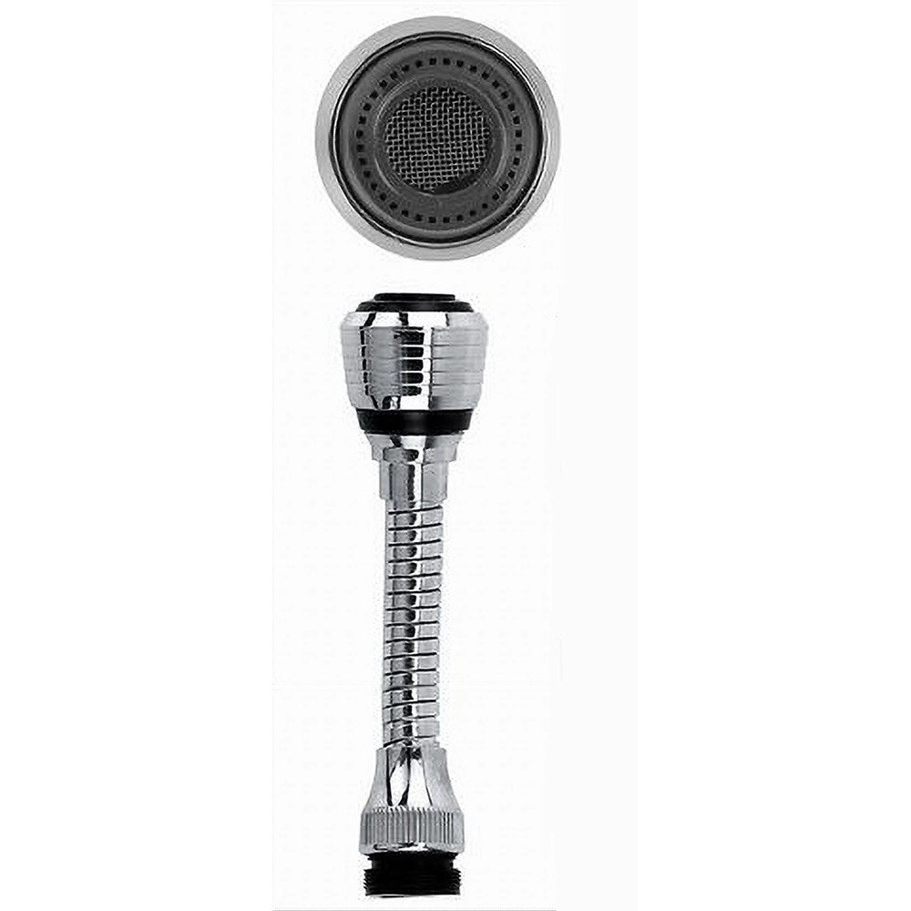 Trade Shop - Rompigetto Aeratore Universale Flessibile Risparmio Idrico Rubinetto Cucina 69254 -