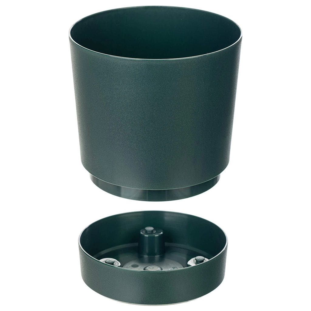 Vaso da fiori KADAX con supporto, rotondo, in plastica, 20 cm