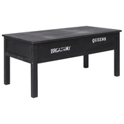 Tavolino da CaffÃ¨ Nero 100x50x45 cm in Legno cod mxl 25102