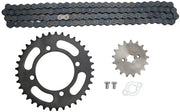 Set di denti per trasmissione posteriore 37 denti - Set di denti posteriore 17 denti - Catena 420 - Universale per motocross - ATV - go-kart - sistema di trasmissione