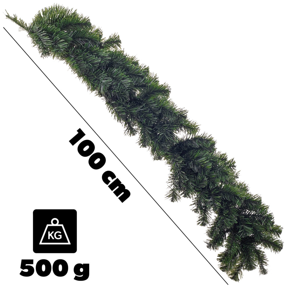 Ghirlanda di Natale artificiale KADAX, densa, 100 cm, abete verde