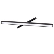 Faretto lineare su binario 1 fase nero LED 18W 3000K