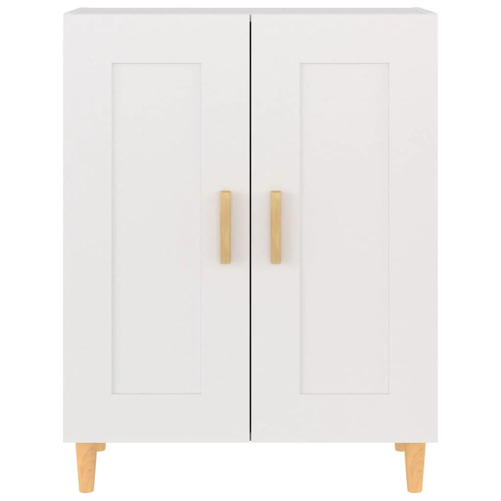 Credenza buffet cassettiera mobile contenitore organizer cucina soggiorno soggiorno 69,5 x 34 x 90 cm derivati ​​del legno bianco 02_0030452