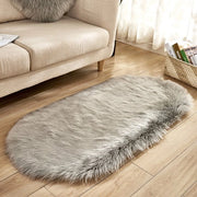 Tappeto in wolle per soggiorno, divano e camera da letto; 40*60cm (grigio)