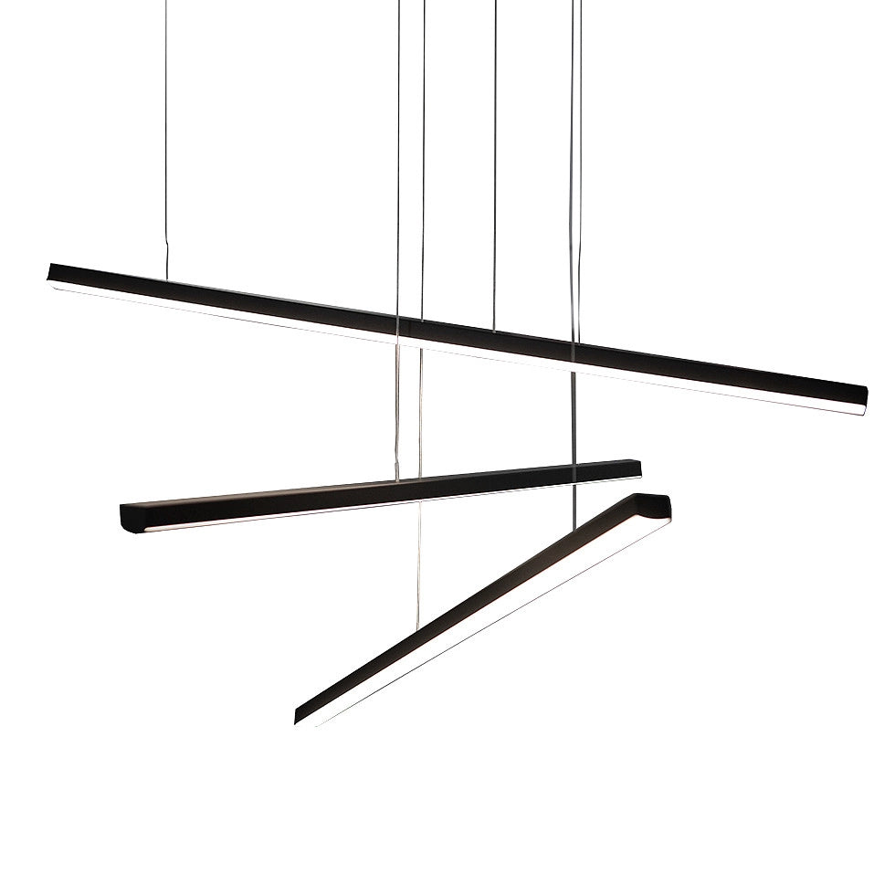 Lampada a sospensione Trio Maxlight LED 36W nera dimmer