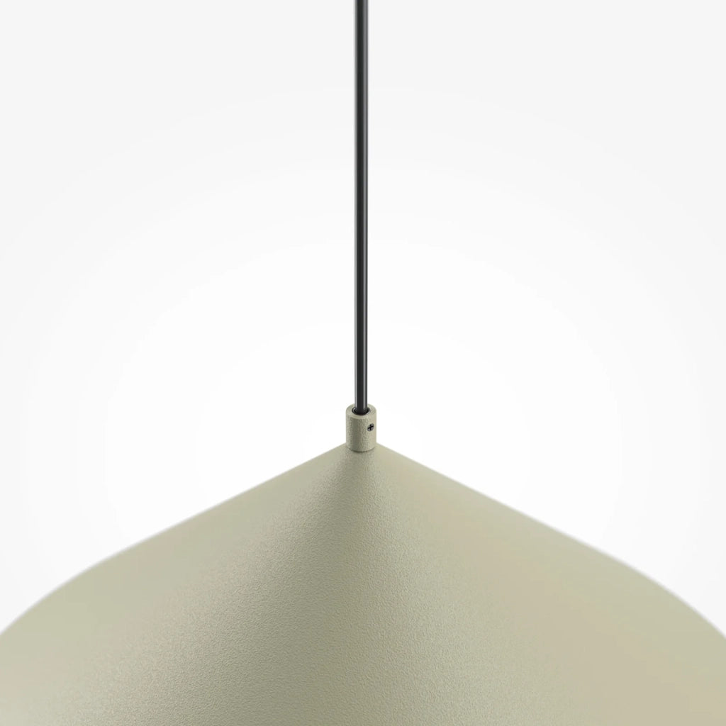 Maytoni lampada a sospensione moderna Basic colors 1 luce E27 grigio metallo